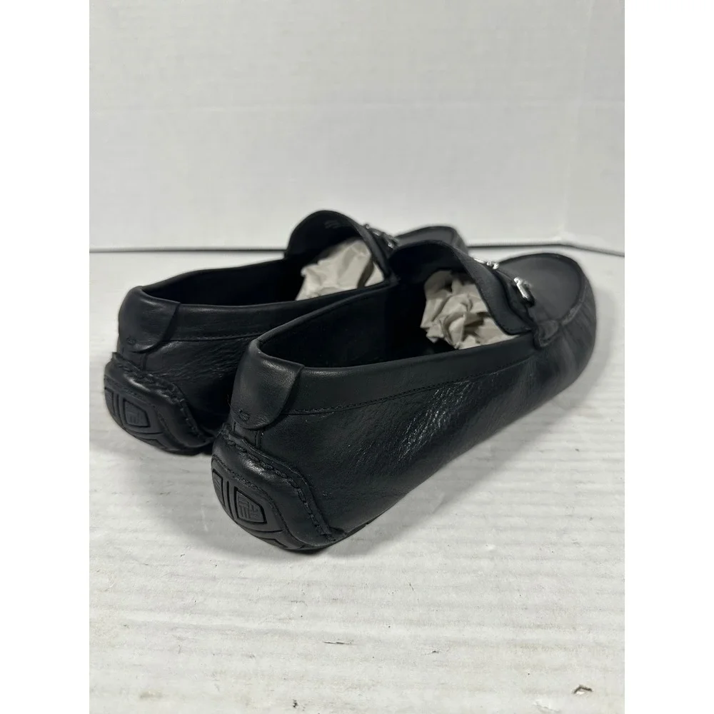 Cole Haan Somerset Driver‎ Mens 12 M Black Leather Bit Loafers C25980 Slip On